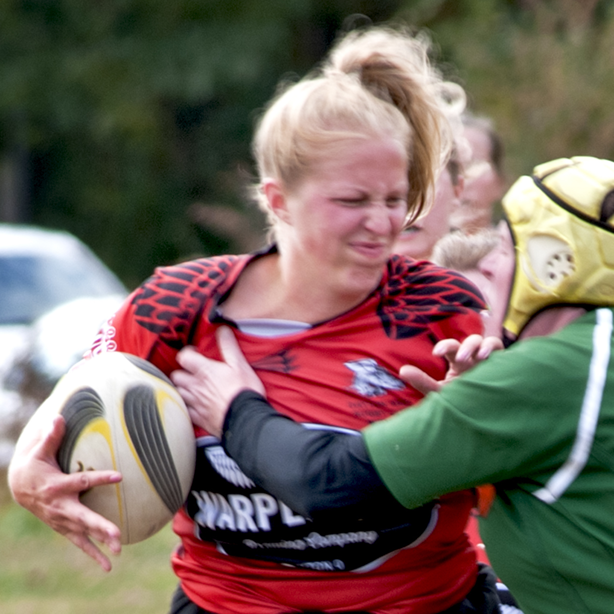 Stiff arm Dayton Rugby